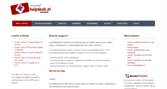 Desktop Screenshot of joomlahelpdesk.nl