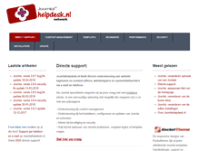 Tablet Screenshot of joomlahelpdesk.nl